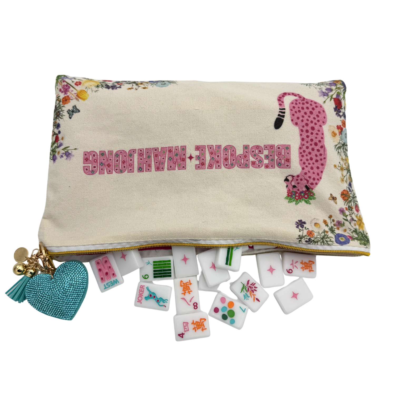 Springtime Safari Tile Bag - Traditional Size – Bespoke Mahjong