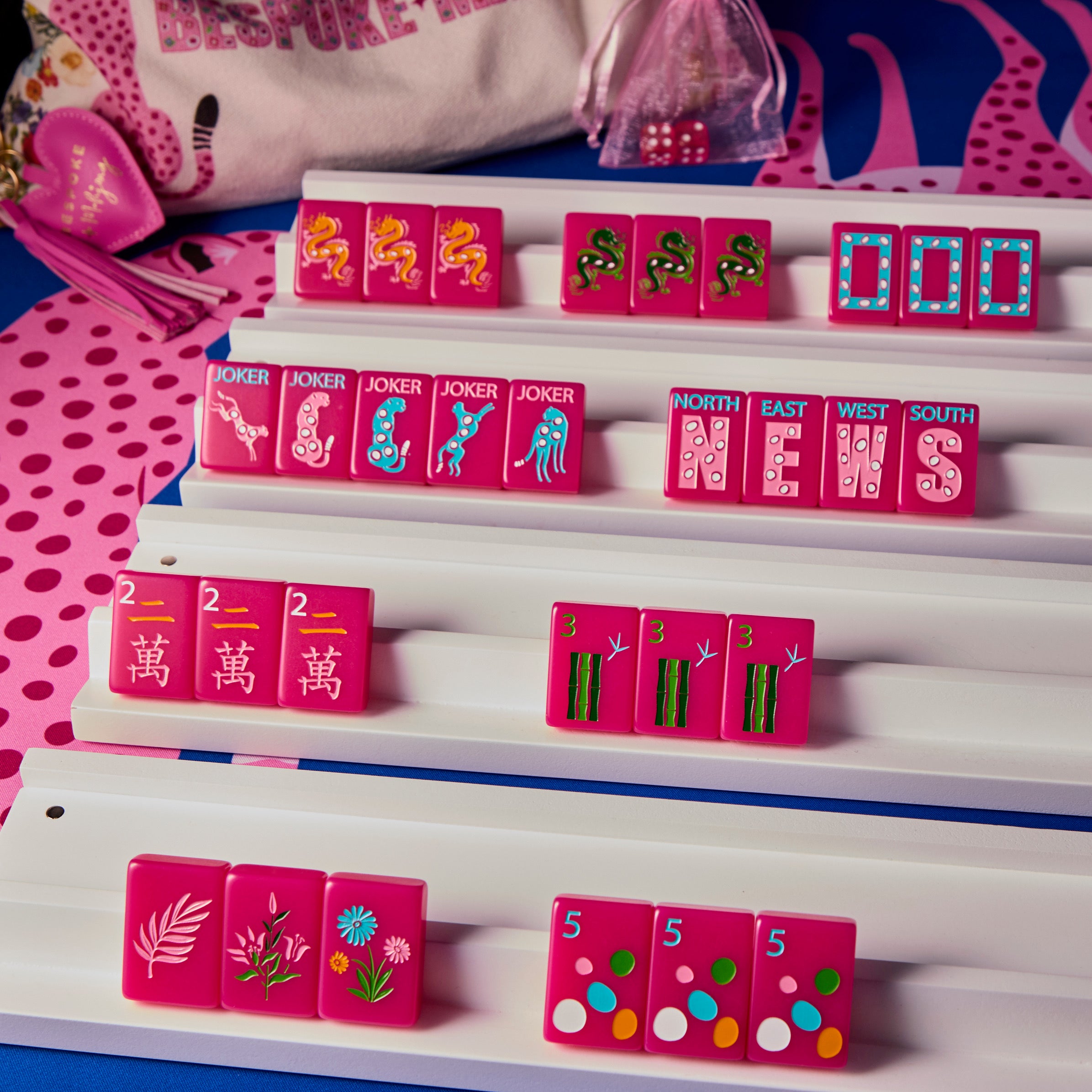 Springtime Safari - WILD PINK – Bespoke Mahjong
