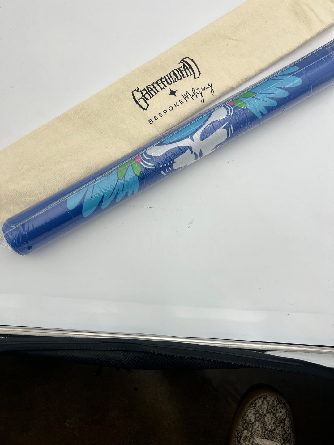 ODD LOTS LESS THAN PERFECT - GRATEFUL DEAD TRAVEL SIZE DOUBLE SIDED MAT 23.6" x 23.6"