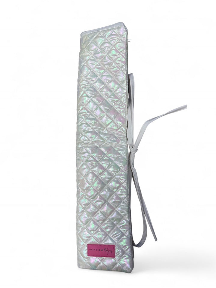 The Quilted Rack Bag - Iridescent White