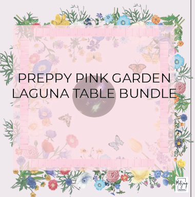 IN STOCK - PREPPY PINK GARDEN