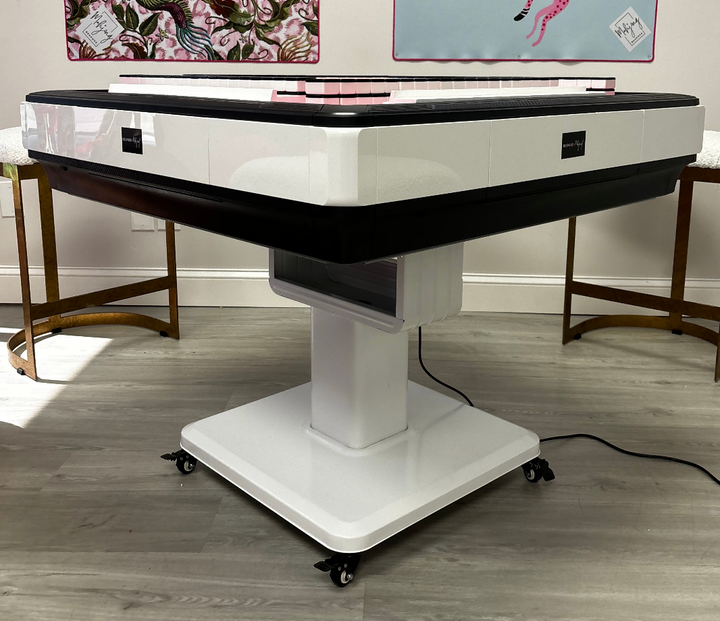 SPECIAL ORDER - THE LAGUNA TABLE - GRATEFUL DEAD x BESPOKE MAHJONG - PINK DANCING BEARS
