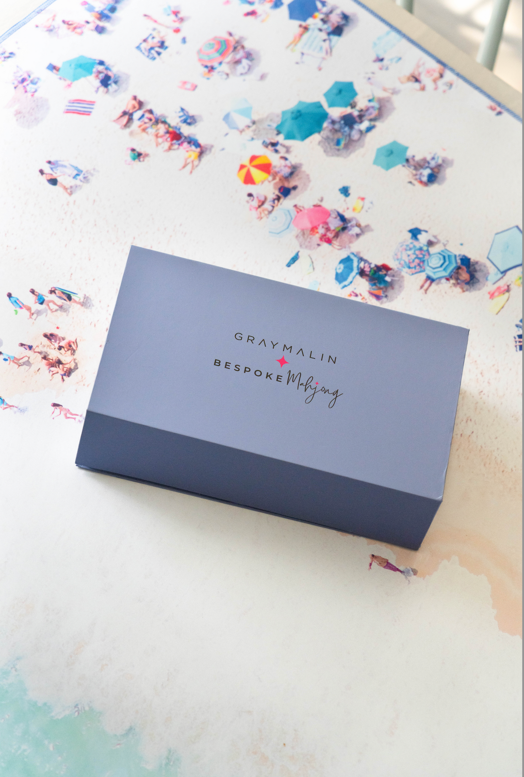 Bespoke X Gray Malin Beach Club Mahjong Tiles - OCEAN BLUE