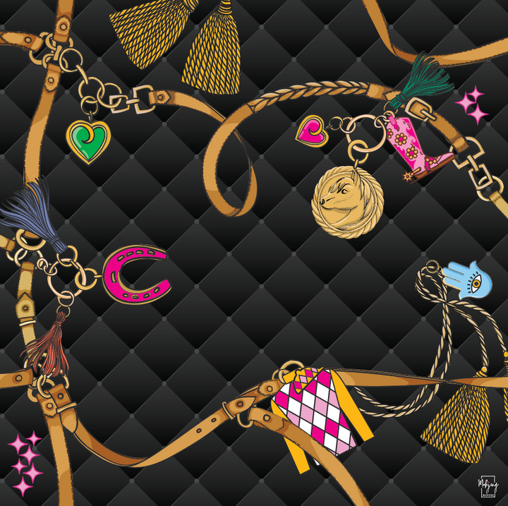 DOUBLE-SIDED MAT | Double the Fun/YEAR OF THE HORSE MAT - PLEATED