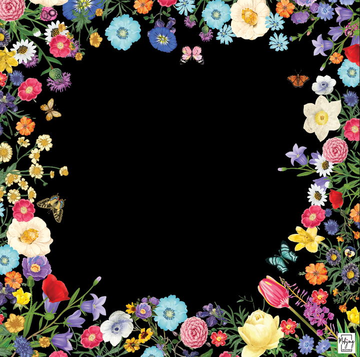 DOUBLE-SIDED MAT | Double the Fun/Floral Mat
