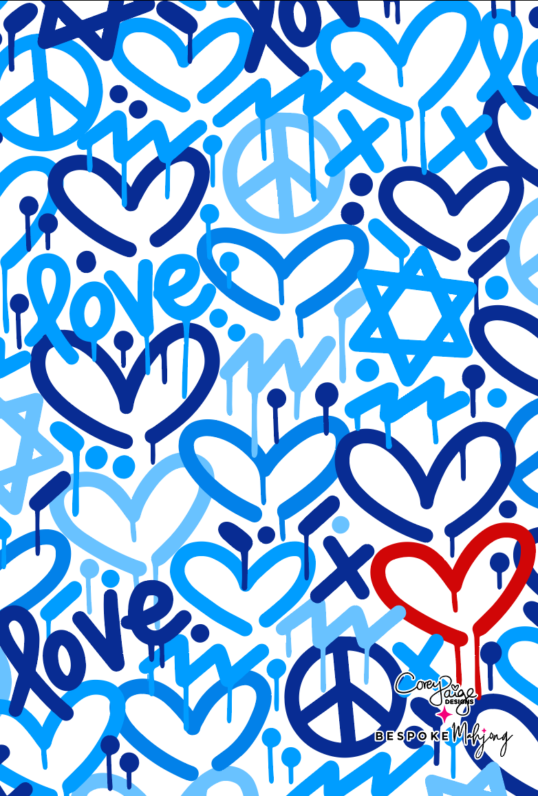 Bespoke x Corey Paige Holiday Love Shufflers - Blue