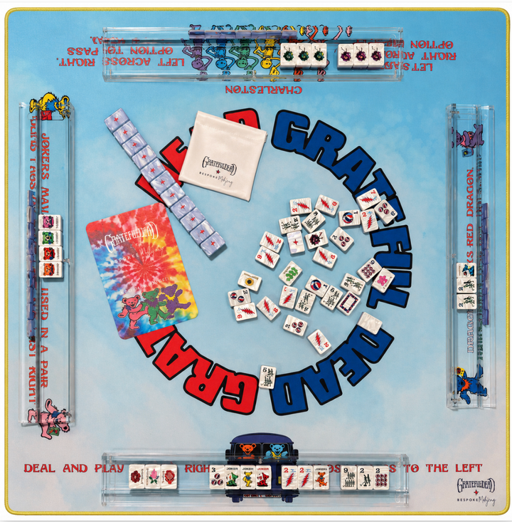 Grateful Dead x Bespoke Mahjong DOUBLE-SIDED MAT - SUNSHINE TO STARLIGHT