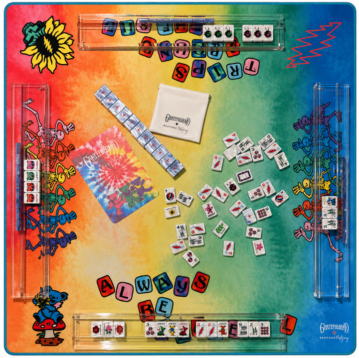 Grateful Dead x Bespoke Mahjong DOUBLE-SIDED MAT - TIE DYE DREAM