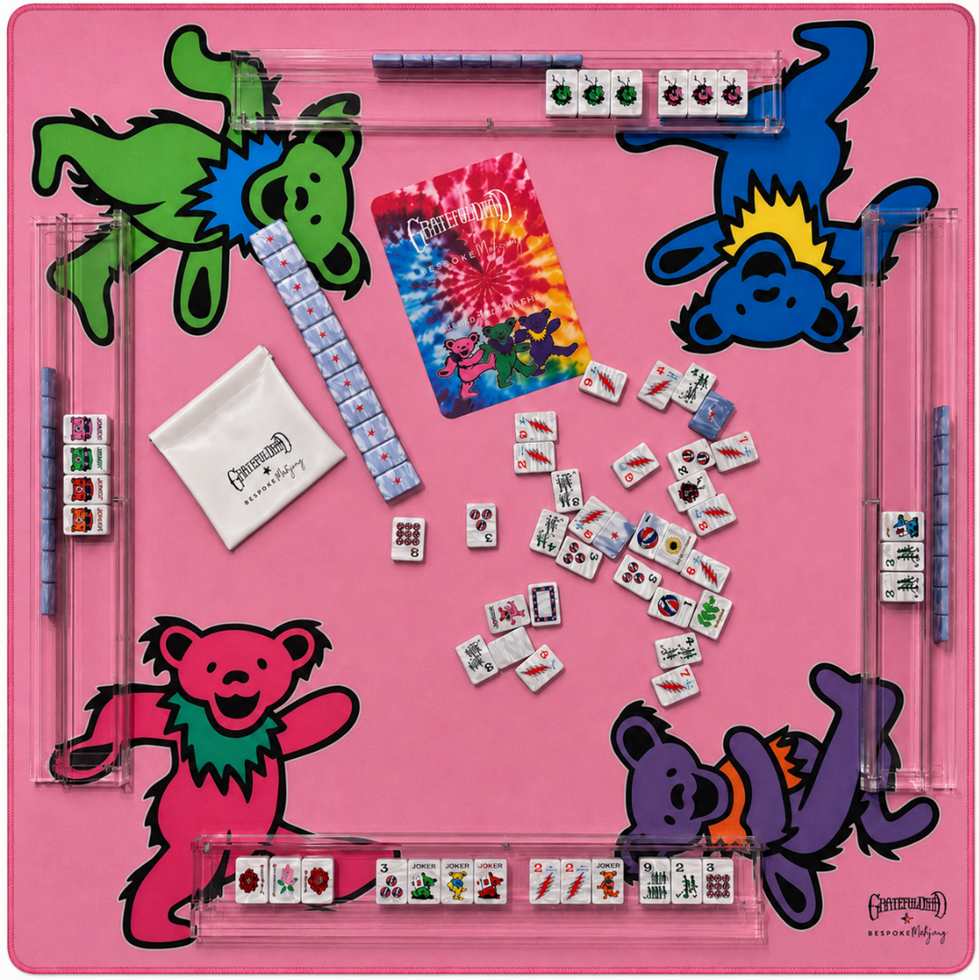 Grateful Dead x Bespoke Mahjong DOUBLE-SIDED MAT - DANCING BEARS