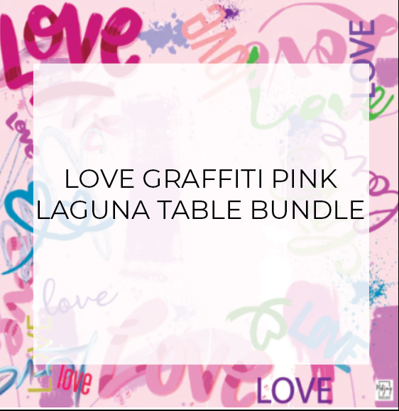 IN STOCK - LOVE GRAFFITI PINK