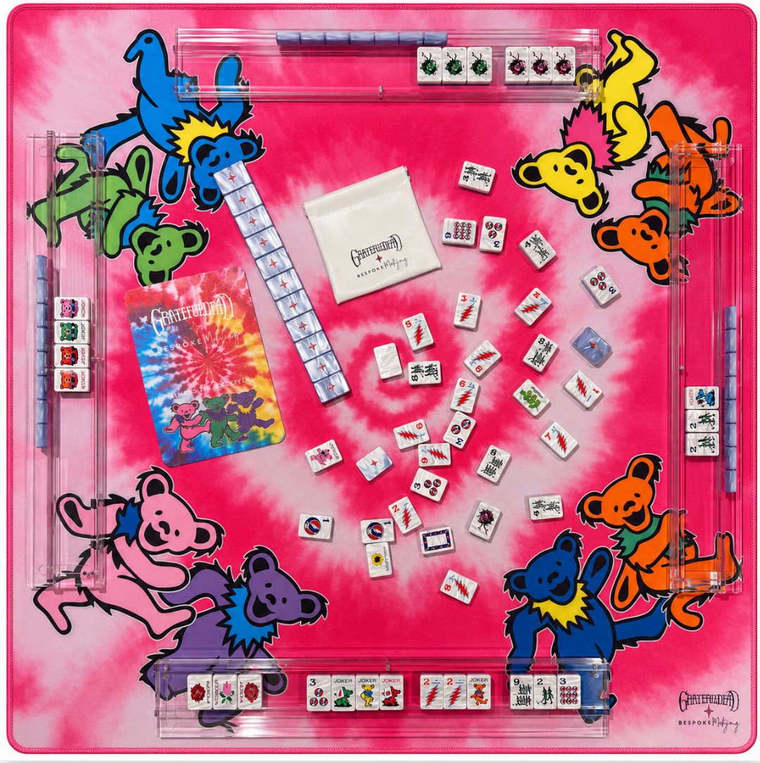 Grateful Dead x Bespoke Mahjong DOUBLE-SIDED MAT - DANCING BEARS
