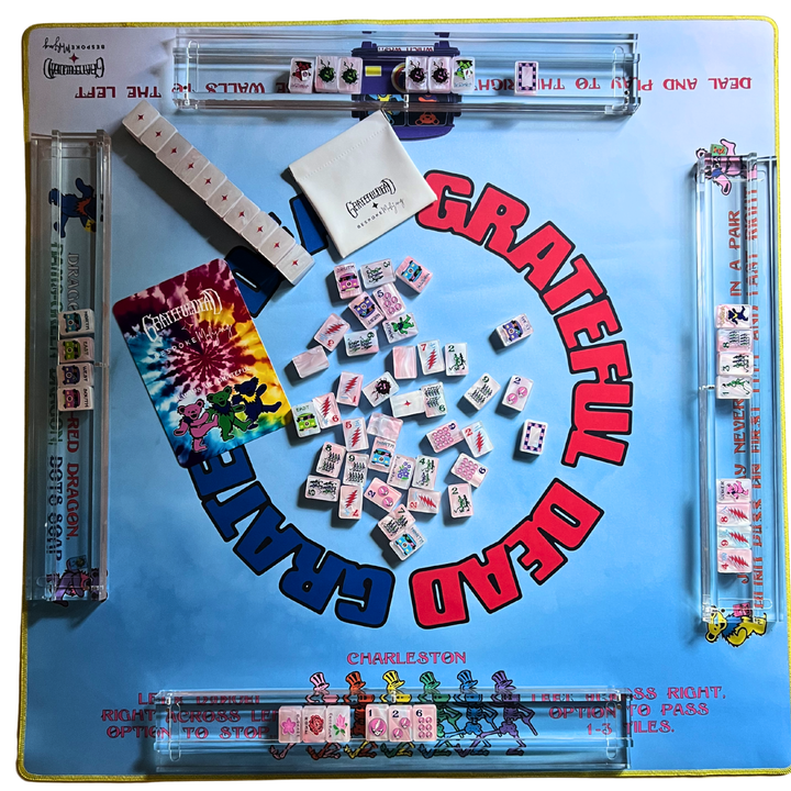 Grateful Dead x Bespoke Mahjong DOUBLE-SIDED MAT - SUNSHINE TO STARLIGHT