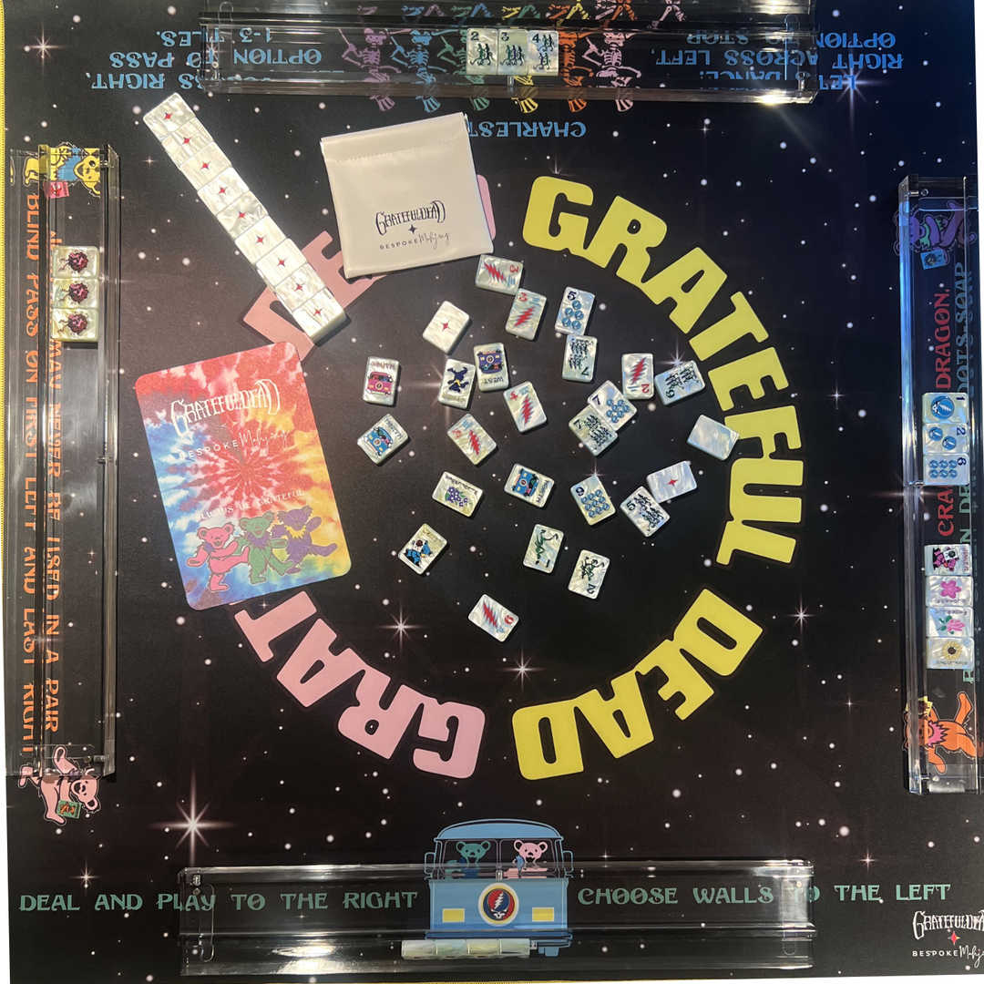 Grateful Dead x Bespoke Mahjong DOUBLE-SIDED MAT - SUNSHINE TO STARLIGHT