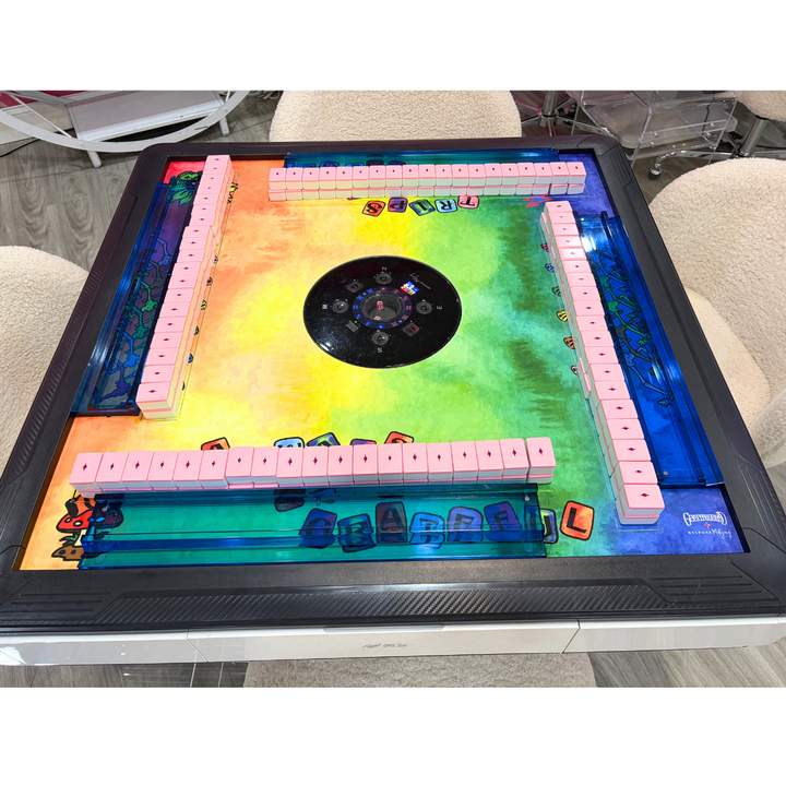 SPECIAL ORDER - THE LAGUNA TABLE - GRATEFUL DEAD x BESPOKE MAHJONG - TIE DYE DREAM