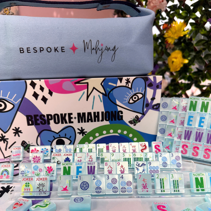 Bespoke Travel Tiles Kit - LUCKY CHARMS HAMPTONS BLUE PEARL